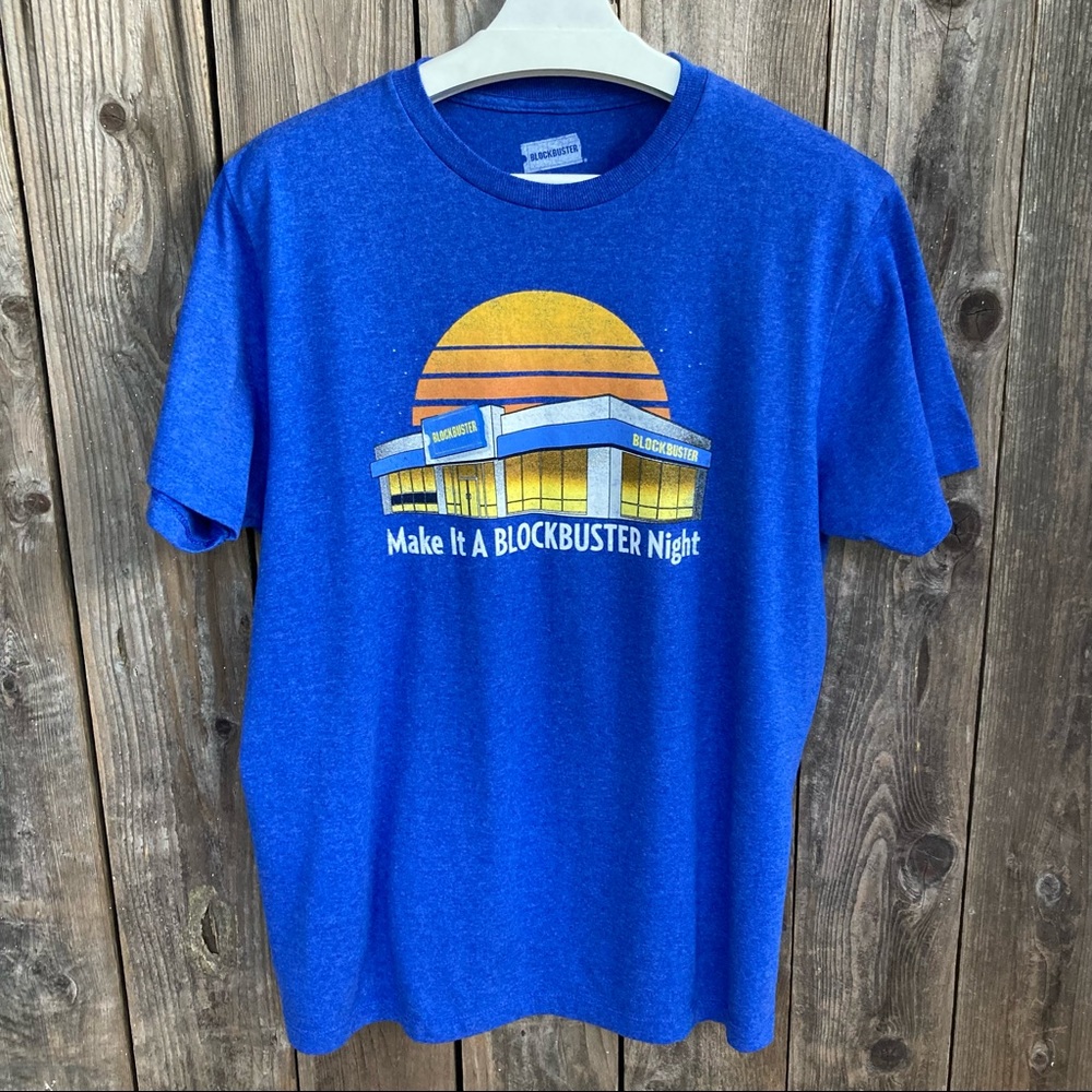 Blockbuster Video official shirt Netflix VHS DVD rental